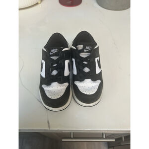Nike Shoes Toddler Size 9C Black White Dunk Low Panda Sneakers Kids CW1589-100